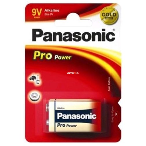 Panasonic pro-power 9V alkáli elem 1db/bliszter