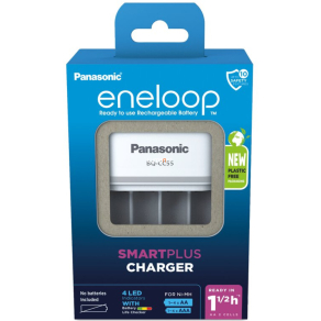   Eneloop SmartPlus akkumulátor töltő AA/AAA 1-4db akkumulátor töltésére