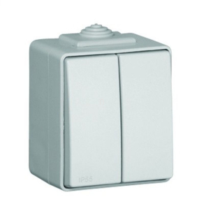 48101 CBR IP65 Dupla váltókapcsoló, Elko Ep