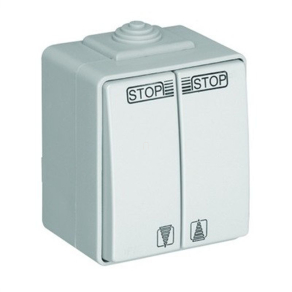 48290 CBR Redőnykapcsoló fehér IP65, Elko Ep