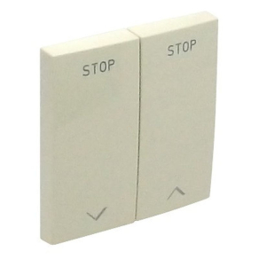   Efapel 90613 TMF Kettes billentyű redőnykapcsolóhoz, elefántcsont