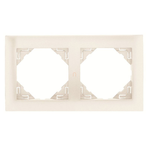 Efapel Logus90 Aquarella kettes keret, jégfehér 90920 TGE