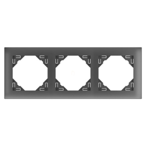 90930 TIS AQUARELLA 3-as keret, szürke, Elko Ep