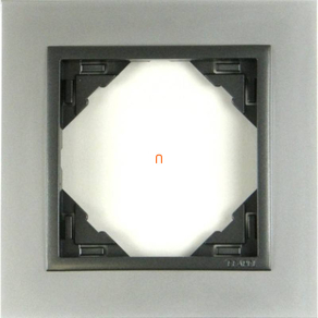 Efapel 90910 TUS METALLO 1-es keret, alumínium/antracit