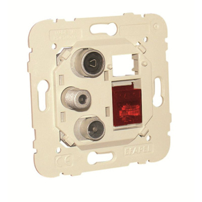   21544 R-TV-SAT RJ45 Cat.6 UTP multimédiás csatlakozó, Elko Ep