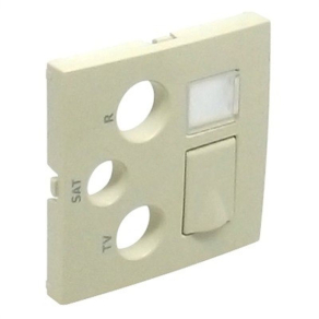   Efapel 90770 TMF fedlap 21545/21544 multimédia aljzathoz, elefántcsont