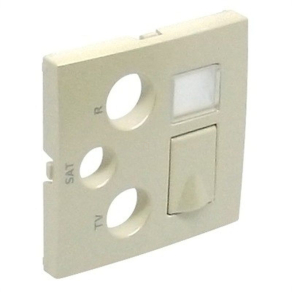   Efapel 90770 TPE Fedlap 21545/21544 multimédia aljzathoz, gyöngyház