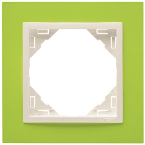 Efapel 90910 TDG ANIMATO 1-es keret, zöld/jég