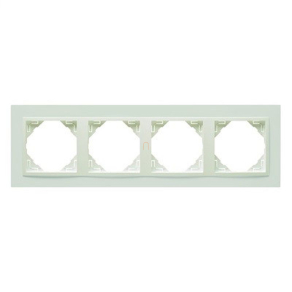 Efapel Logus90 Animato négyes keret jég/jég 90940 TEE