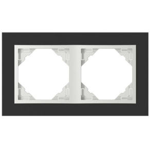   90920_TEG Crystal Kettes keret, fekete kristály/jég, Elko Ep