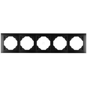 Efapel 90950 TPM Ötös keret, AQUARELLA, fekete