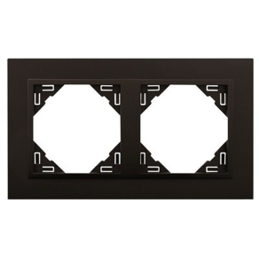 Efapel 90920 TRR ANIMATO 2-es keret, fekete