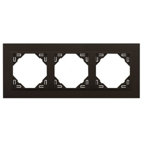 Efapel 90930 TRR ANIMATO 3-as keret, fekete