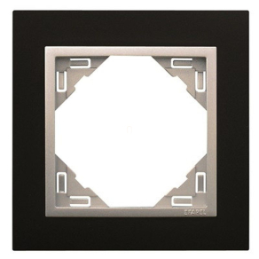 Efapel 90910 TPA ANIMATO 1-es keret fekete/alimínium