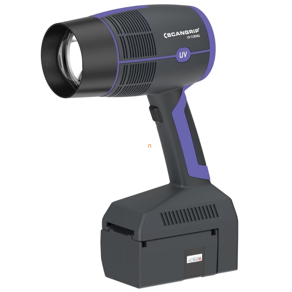 Scangrip UV-Gun újratölthető LED kézilámpa nagy méretű festékjavítási területek UV-szárításához
