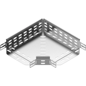   Baks 156205 KKJ50H50 vízszintes sarokidom sarokösszekötővel 50x 50 mm 90 fokos összekötőelem, kábelvezetési elemek csatlakoztatásához