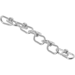Baks 650113 LNS2 Csomózott lánc 2×28×9 mm horganyzott