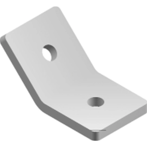   Baks 664900 LCK9 C-sín 135 fokos összekötő 40×54×40 mm cinkpelyhes horganyzás, anyagvastagság 6,0 mm összekötőelem, kábelvezetési elemek csatlakoztatásához