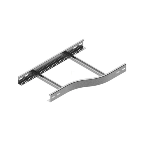   Baks 468340 RDPC400/300H60N Kábellétra szűkítőidom 60x400/ 300 mm jobbos, szalaghorganyzott, anyagvastagság 2,0 mm, villamos kábelek nyomvonalvezetéséhez