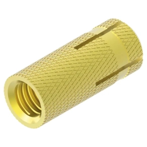   BAKS TRMM12 Beütős dübel belső menettel M12 sárgaréz 650409