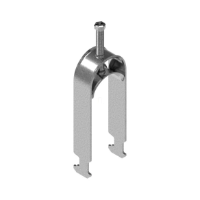   Baks 403100 UK2/UKO2/22-28 kengyeles bilincs H-kivitel cinkpehely bevonat 2 kábel részére fém nyomóvályúval 22–28 mm, villamos szerelési feladatokhoz