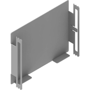   Baks 910711 ZK115H100 Végzáró 100x 115 mm mellvédcsatornához, elektrogalvanikusan horganyzott, anyagvastagság 1,0 mm, villamos szerelési feladatokhoz