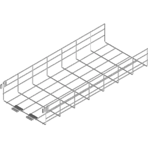   Baks 920150 KDS500H110/3 rácsos kábeltálca 110×500×3000 mm, villamos kábelek nyomvonalvezetéséhez