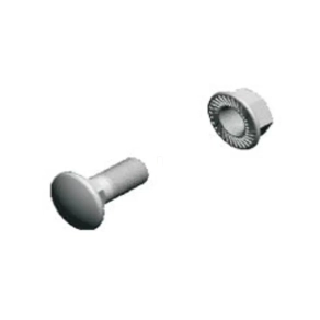   BAKS SGKM6x10 Csavargarnitúra (lencsefejű csavar M6x10mm + anya) horganyzott 651041