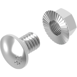 BAKS SGKFM6×12 (STD) lencsefejű csavar + anya 651441