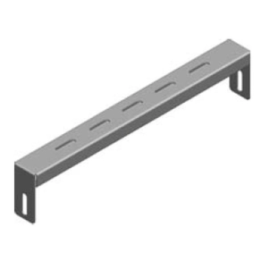   Baks 800606 UPPO200 kötődoboz tartó kábeltálcához, kábellétrához vízszintes 205x 33 mm tartóelem, kábelvezetési elemek rögzítéséhez