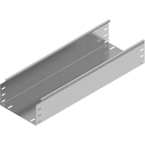   Baks 121610 KBJ100H110/3 kábeltálca 110×100×3000 mm szalaghorganyzott 1,0 mm anyagvastagság perforáció nélkül, villamos kábelek nyomvonalvezetéséhez