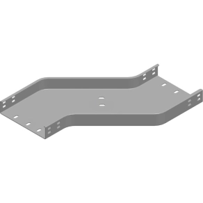   Baks 353550 OPZZC500H50 Kábeltálca kitérő idom 50x 500 mm jobbos, vízszintes, tűzihorganyzott, anyagvastagság 2,0 mm, villamos kábelek nyomvonalvezetéséhez