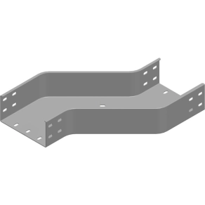   BAKS OPZZC500H100 Kábeltálca kitérő idom 100x500mm jobbos, vízszintes, tűzihorganyzott, anyagvastagság 2,0mm 313550