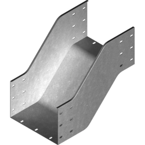   Baks 373720 OPNZC200H200 Kábeltálca kitérő idom 200x 200 mm függőleges, tűzihorganyzott, anyagvastagság 2,0 mm, villamos kábelek nyomvonalvezetéséhez