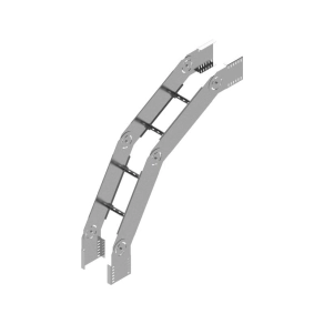   Baks 435622 LLDSC200H200 Kábellétra csuklós sarokidom függőleges 200x 200 mm 90 fokos szalaghorganyzott, anyagvastagság 2,0 mm