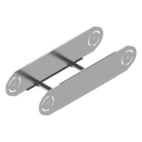   Baks 435722 ELDSC200H200 Kábellétra csuklós sarokelem függőleges 200x 200 mm szalaghorganyzott, anyagvastagság 2,0 mm, villamos kábelek nyomvonalvezetéséhez