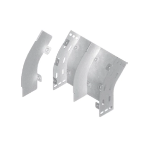   Baks 190154 PLMZ80 Kábeltálca válaszfal 45 fokos sarokidomhoz 80 mm külső, függőleges, szalaghorganyzott, anyagvastagság 1,0 mm