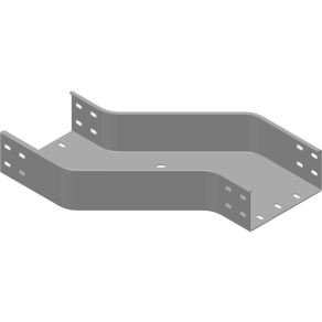   BAKS OPZLP400H100 Kábeltálca kitérő idom 100x400mm balos, vízszintes, tűzihorganyzott, anyagvsatagság 1,5mm 314740