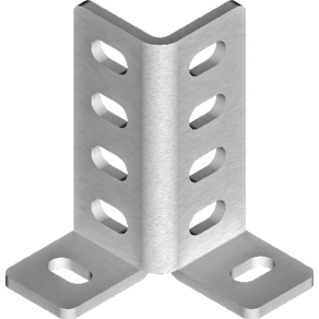   Baks 661306 PVK Rögzítőtalp 40/ 41 mm sínhez, tűzihorganyzott, anyagvastagság 5,0 mm rögzítőelem, villamos szerelési feladatokhoz