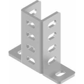   Baks 661307 PVC Fejlemez 135×113×41 mm, tűzihorganyzott, anyagvastagság 5,0 mm, villamos szerelési feladatokhoz