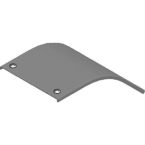   Baks 333020 PZLZZMC200H100 Sarokidom fedél 100x 200 mm 45 fokos külső, függőleges, kültéri ipari kábeltálcához forgóretesszel, tűzihorganyzott, anyagvastagság
