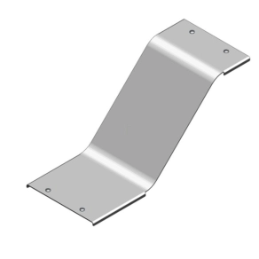   Baks 336150 PZOPNZP500H50 Kitérő idom fedél 50x 500 mm függőleges, kültéri ipari kábeltálcához forgóretesszel, tűzihorganyzott, anyagvastagság 1,5 mm