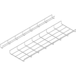   Baks 960210 KSG60H60/3 rácsos kábeltálca 60×60×3000 mm, villamos kábelek nyomvonalvezetéséhez