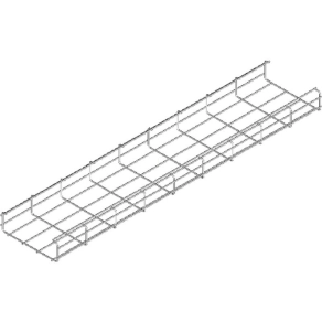   Baks 910210 KCS100H60/3 rácsos kábeltálca 68×100×3000 mm, villamos kábelek nyomvonalvezetéséhez