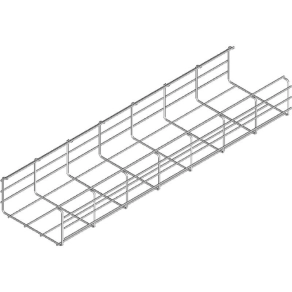   Baks 910340 KCS400H110/3 rácsos kábeltálca 118×400×3000 mm, villamos kábelek nyomvonalvezetéséhez