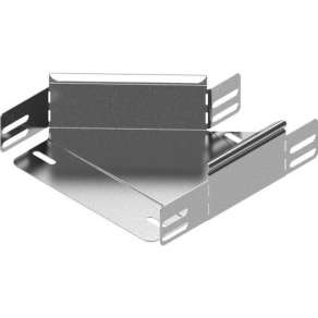  Baks 165924 RKPBJ100/50H60 Kábeltálca szűkítőidom 60x100/ 50 mm jobbos, anyagvastagság 1,0 mm, perforáció nélkül, villamos kábelek nyomvonalvezetéséhez