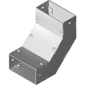   Baks 812450 LPKMC500H50 90 fokos sarokidom függőleges 50x500, kábelvezetési elemek csatlakoztatásához
