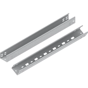   Baks 160107 KLL75H60/3 világítási szerelőcsatorna 60×75×3000 mm szalaghorganyzott 0,7 mm anyagvastagság oldalperforáció nélkül