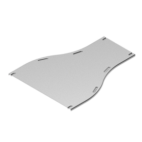   Baks 169212 PRKSFJ150/100 Kábeltálca szűkítőidom fedél 150/ 100 mm szimmetrikus, anyagvastagság 1,0 mm, villamos kábelek nyomvonalvezetéséhez