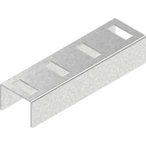   BAKS LCC50H35 C-szerelősín hosszanti összekötő 55x180x37mm, szalaghorganyzott, anyagvastagság 2,0mm 665318